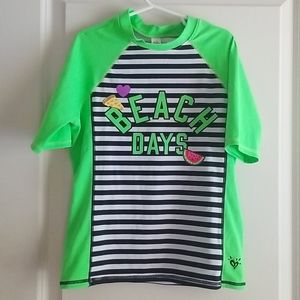 Justice Girls Swim Rashguard